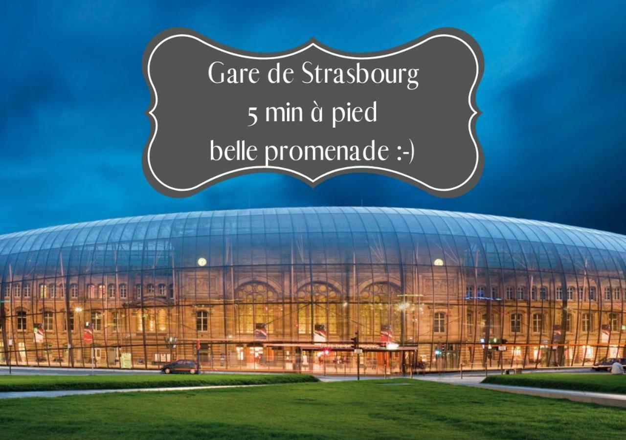 ☆ Charmant 2 Pieces, Calme & Lumineux - Centre Ville ☆ Strasbourg Eksteriør bilde
